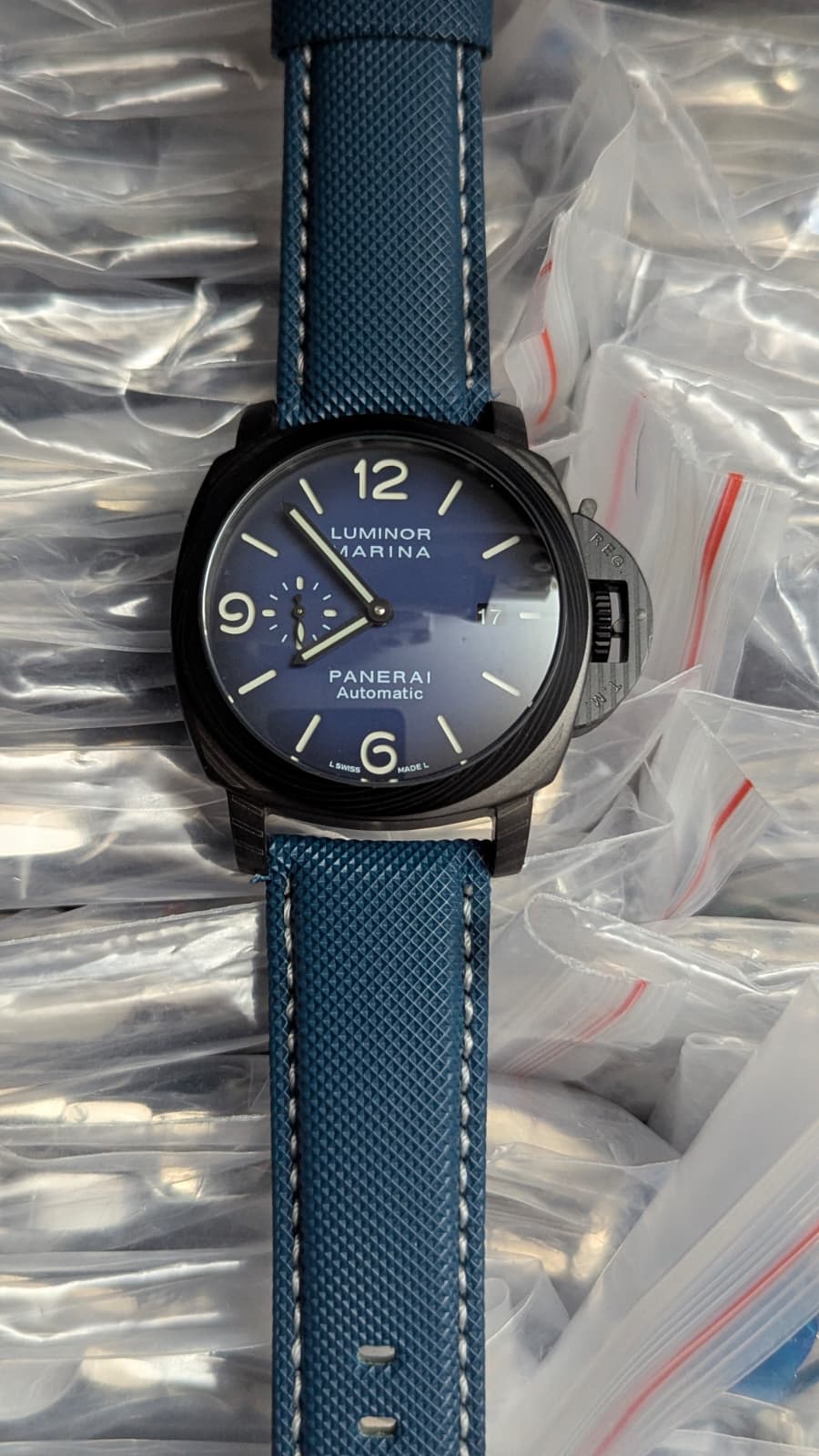 Panaria Luminor Black/Darkblue dial